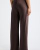 Open Edit Open Edit Satin Wide Leg Pull On Pants - 3