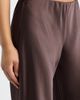 Open Edit Open Edit Satin Wide Leg Pull On Pants - 5