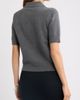 Open Edit Open Edit Short Sleeve Polo Sweater - 3