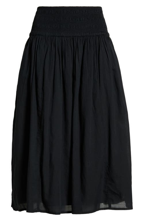 Open Edit Open Edit Smock Waist Midi Skirt