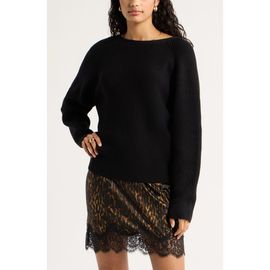 Open Edit Open Edit Softluxe Twist Reversible Sweater