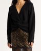 Open Edit Open Edit Softluxe Twist Reversible Sweater - 3