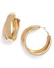 Open Edit Open Edit Split Hoop Earrings - 1