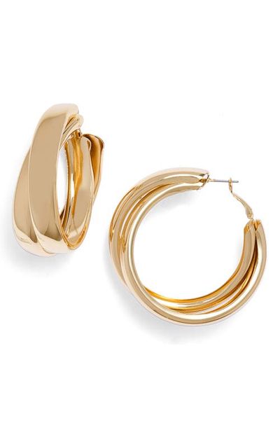 Open Edit Open Edit Split Hoop Earrings