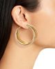 Open Edit Open Edit Split Hoop Earrings - 3