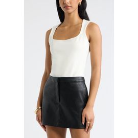 Open Edit Open Edit Square Neck Ponte Top