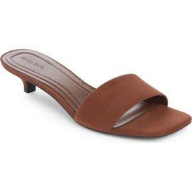 Open Edit Open Edit Tanner Kitten Heel Slide Sandal