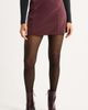 Open Edit Open Edit Velvet Miniskirt - 1