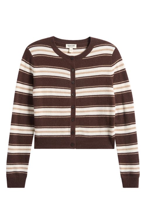 Open Edit Open Edit Wool & Cashmere Blend Cardigan