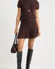 Open Edit Open Edit Wool Miniskirt - 2