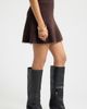 Open Edit Open Edit Wool Miniskirt - 4