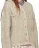 OPEN YY OPEN YY Beige Shaggy Cardigan - 2