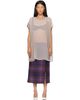 OPEN YY OPEN YY Beige Sheer Convertible Minidress - 1