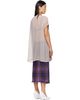 OPEN YY OPEN YY Beige Sheer Convertible Minidress - 3