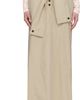 OPEN YY OPEN YY Beige Wrap Trench Midi Skirt - 1