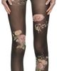 OPEN YY OPEN YY Black Floral Tights - 1