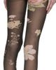 OPEN YY OPEN YY Black Floral Tights - 3
