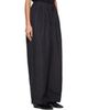 OPEN YY OPEN YY Black Fluid Full Gather Trousers - 2