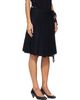 OPEN YY OPEN YY Black Fringed Wrap Mini Skirt - 2