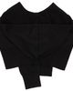 OPEN YY OPEN YY Black Hoodie Sleeve Layer Hood - 2