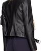 OPEN YY OPEN YY Black Leather Radius Motor Jacket - 3