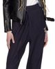 OPEN YY OPEN YY Black Leather Radius Motor Jacket - 4