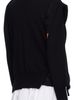 OPEN YY OPEN YY Black Sleeve Layered Cardigan - 3