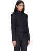 OPEN YY OPEN YY Black Stripe Double-Breasted Blazer - 2