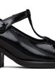 OPEN YY OPEN YY Black Western Cutout Mary Jane Heels - 1