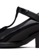 OPEN YY OPEN YY Black Western Cutout Mary Jane Heels - 3