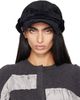 OPEN YY OPEN YY Black Wire Bucket Beret Cap - 1
