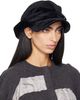 OPEN YY OPEN YY Black Wire Bucket Beret Cap - 2