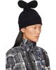 OPEN YY OPEN YY Black Wire Knit Beanie - 2