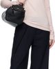 OPEN YY OPEN YY Black Wrap Over Bermuda Shorts - 4
