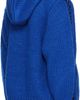 OPEN YY OPEN YY Blue Stitch Zip Up Knit Hoodie - 3