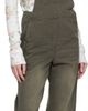 OPEN YY OPEN YY Brown Cargo Pocket Cotton Overalls - 4