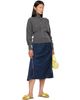 OPEN YY OPEN YY Gray Button Up Blouson Cardigan - 4