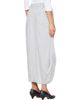 OPEN YY OPEN YY Gray Draped Cotton Midi Skirt - 3