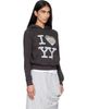 OPEN YY OPEN YY Gray 'I Love Yy' Hoodie - 2