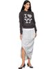 OPEN YY OPEN YY Gray 'I Love Yy' Hoodie - 4