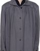 OPEN YY OPEN YY Gray Over Shirred Top Coat - 1