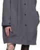 OPEN YY OPEN YY Gray Over Shirred Top Coat - 4