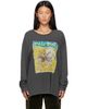 OPEN YY OPEN YY Gray Pet Club Rocker Long Sleeve T-shirt - 1