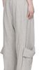 OPEN YY OPEN YY Gray Rolled Waist Sweat Cargo Pants - 3