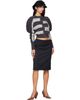 OPEN YY OPEN YY Gray Slouchy Puff Panel Cardigan - 4