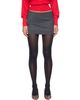 OPEN YY OPEN YY Gray Tailored Trouser Miniskirt - 1