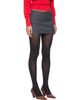 OPEN YY OPEN YY Gray Tailored Trouser Miniskirt - 2
