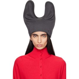 OPEN YY OPEN YY Gray Wire Knit Beanie