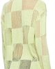 OPEN YY OPEN YY Green Check Sweater - 3