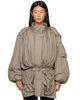 OPEN YY OPEN YY Khaki Belted Cargo Field Jacket - 1